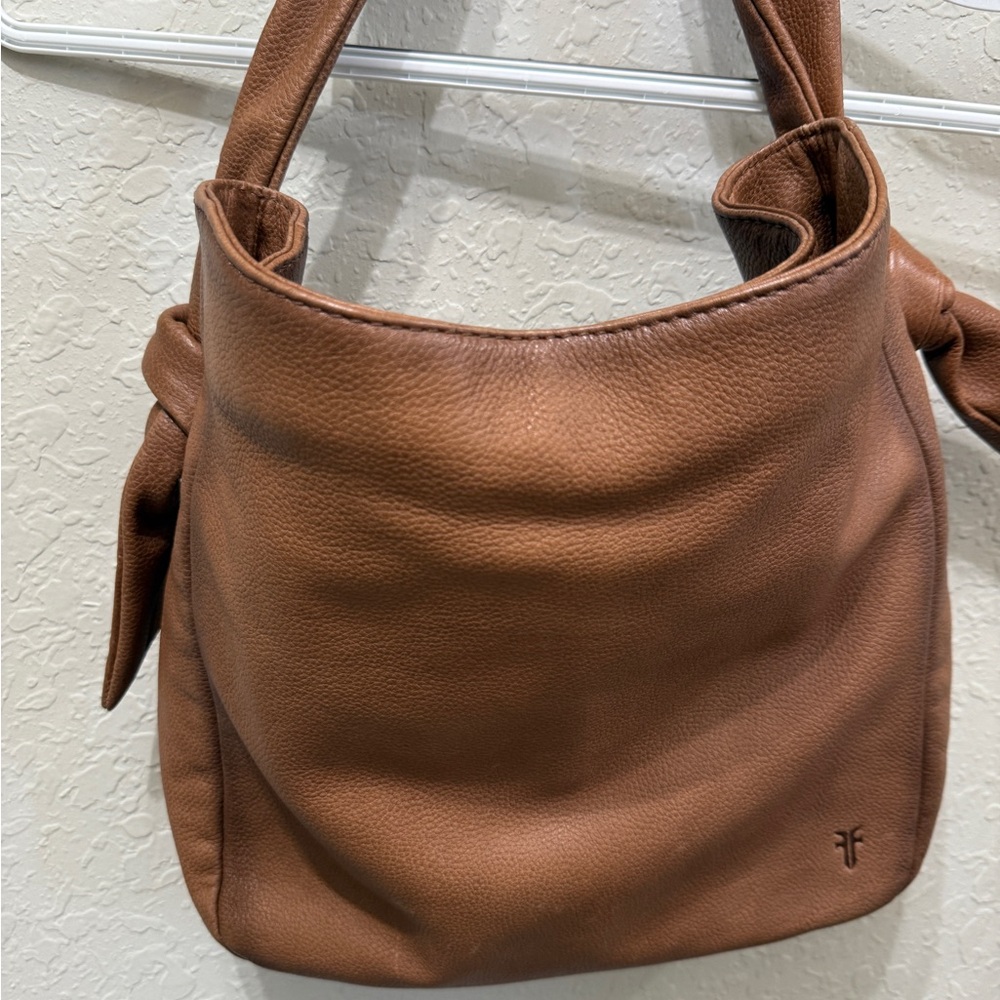 Frye Tan Leather Hobo Bag